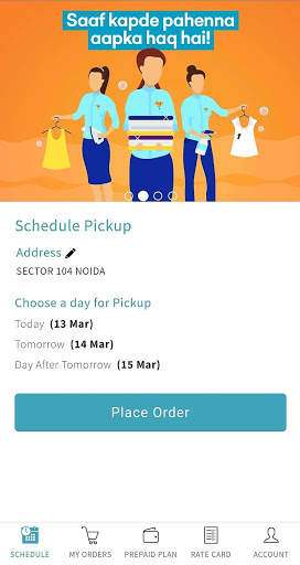 Dry Clean & Laundry - DhobiLite screenshot 1