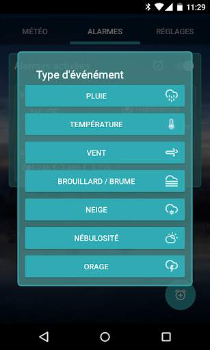 Alertes météo personnalisées screenshot 2