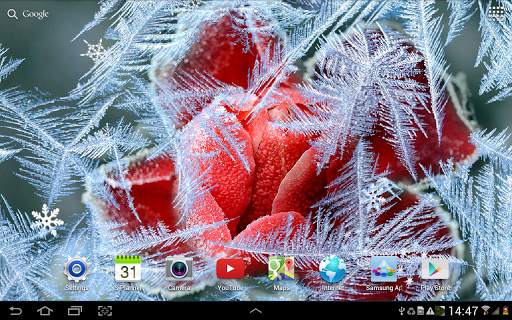 Winter Flowers Live Wallpaper screenshot 9