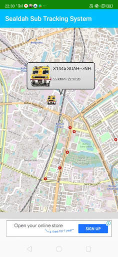 Sealdah Suburban Tracking System screenshot 2