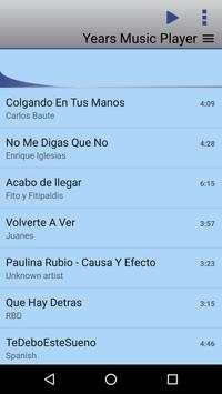 Years Music Player screenshot 1