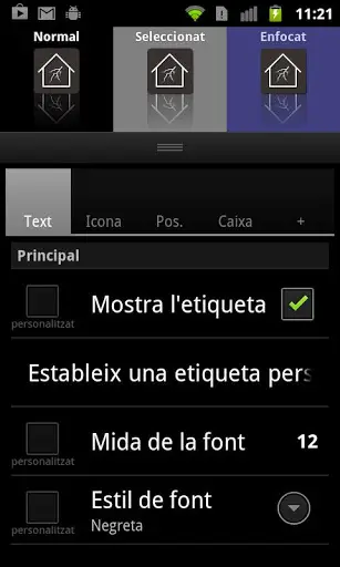 Lightning Launcher - Catalan screenshot 1