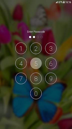 Spring Flowers Pattern Lock Screen 5 تصوير الشاشة