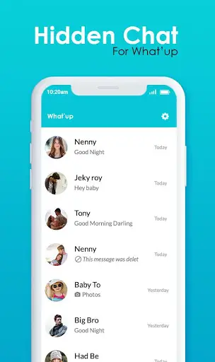 Watsup Hidden Chat screenshot 1