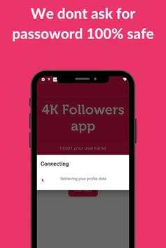 4K Followers app -- followers& Likes for Instagram screenshot 2