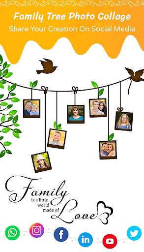 Family Tree Photo Collage & Photo Mirror 5 تصوير الشاشة