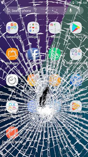 Broken & Cracked Screen Prank screenshot 1