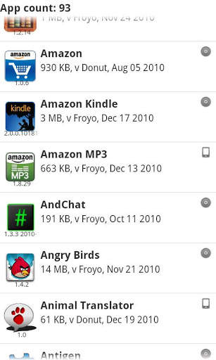 App Lister screenshot 1