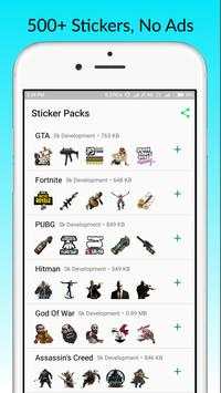 Games Stickers For WhatsApps - WAStickersApps screenshot 1