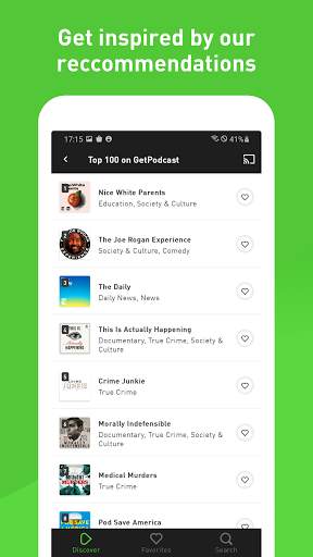 GetPodcast - podcast player screenshot 6