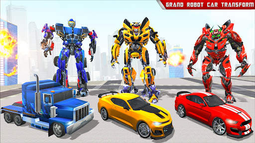 Robot Car Transform War Games screenshot 1