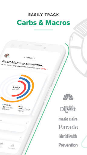 Carb Manager: Keto Diet Tracker & Macros Counter 2 تصوير الشاشة