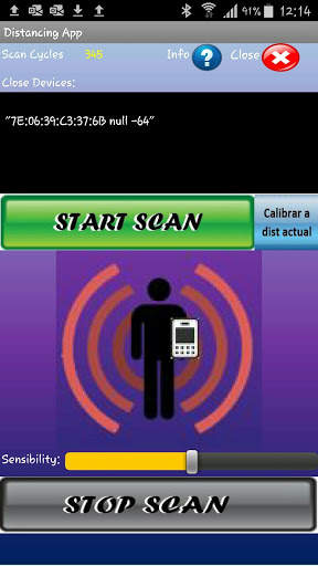 Social Distance (phone detector) screenshot 2