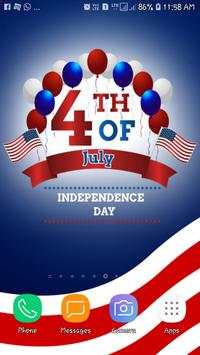 Independence Day Live Wallpaper USA screenshot 1