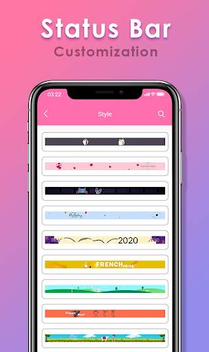 Notification Bar Customization -Status Bar Changer screenshot 3