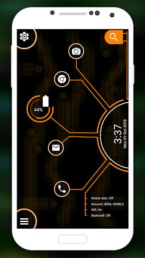 Curve Hi-tech Launcher 2021 Pro - Next Generation screenshot 8