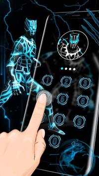 3D Marvel Hero Lock Screen Theme 2 تصوير الشاشة