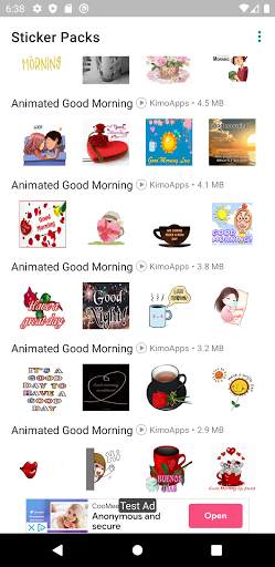 Animated Good Morning🥰 Stickers for WhatsApp screenshot 3