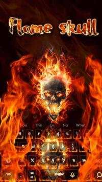 Flame Skull Keyboard screenshot 1