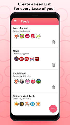 News Feed - Social Media Aggregator screenshot 2