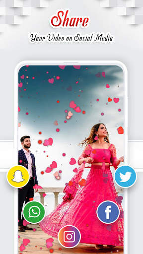 Heart Effect Photo Video Maker with Song screenshot 5