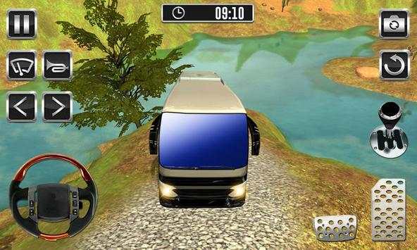 Bus Climb Hill 3D - mountain climbing game screenshot 3