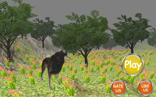 Angry Killer Wolf 3d Simulator स्क्रीनशॉट 2
