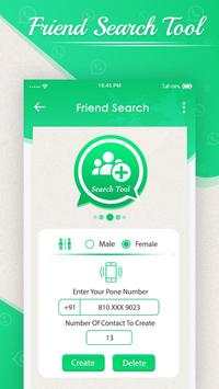 Friends Search Tool for Whatsapp Number 1 تصوير الشاشة