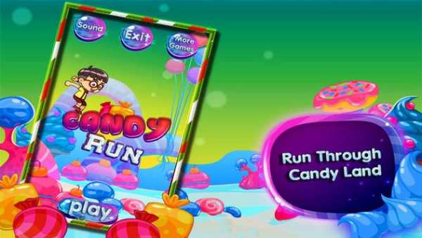 Candy Run Endless Runner Game screenshot 1
