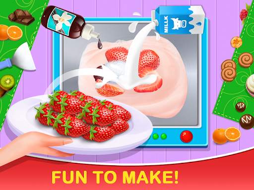 Ice Cream Roll Maker Cooking screenshot 2
