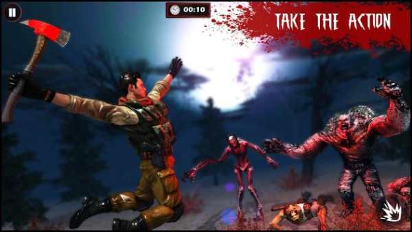 penembakan zombie pertandingan : penembakan zombie screenshot 3