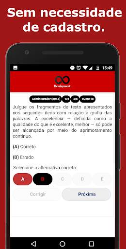 Simulado Português para Concursos скриншот 4