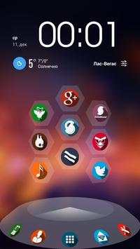 Next Launcher Theme Shado3D screenshot 1
