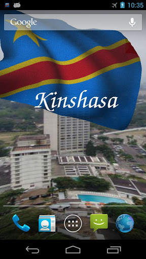DR Congo Flag Live Wallpaper screenshot 2