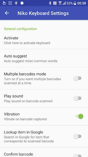 Barcode & QR code Keyboard screenshot 7