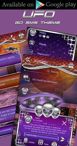 UFO Go Launcher theme screenshot 5