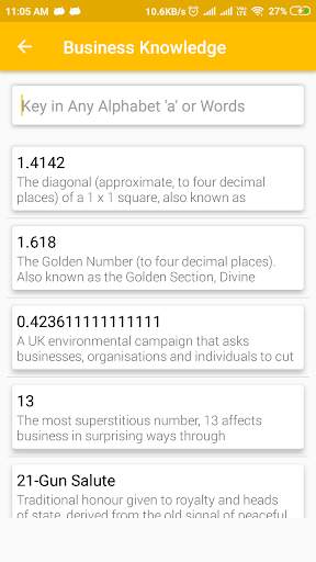 Business Knowledge Info screenshot 3
