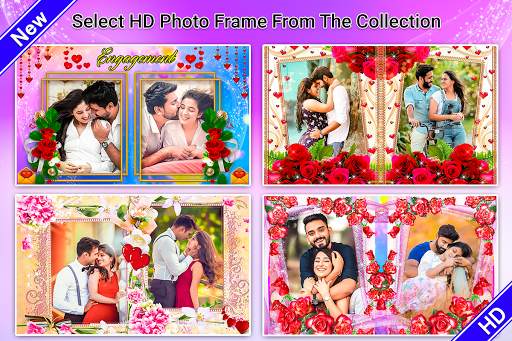Engagement Anniversary Dual Photo Frame 7 تصوير الشاشة