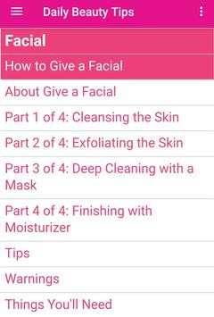 Daily Beauty Tips screenshot 3