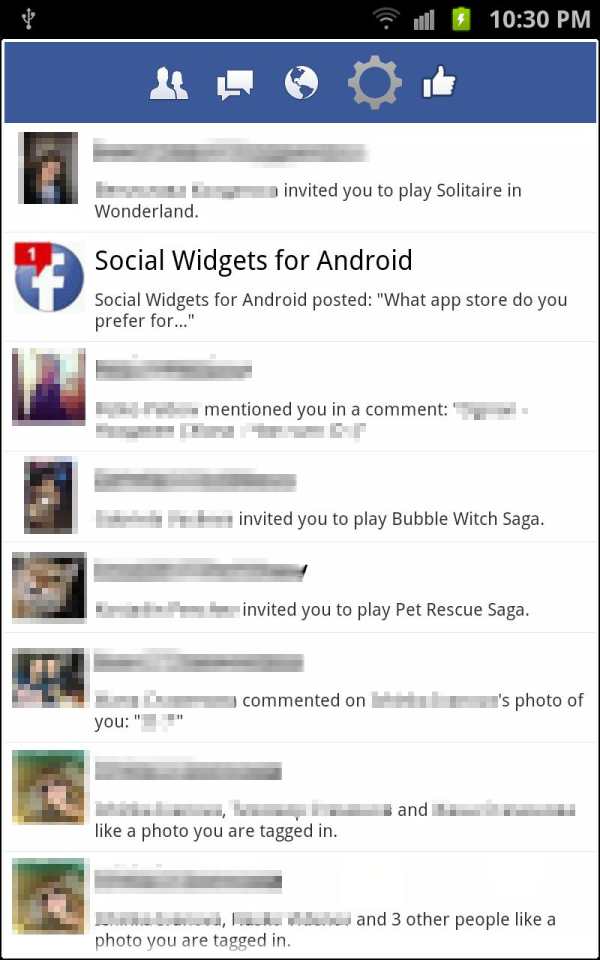 Social Widgets screenshot 3