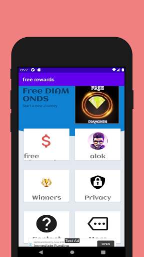 Free Diamonds : Get Free in Fire diamond screenshot 1