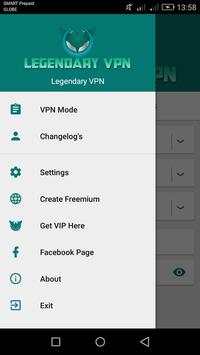 Legendary VPN screenshot 1
