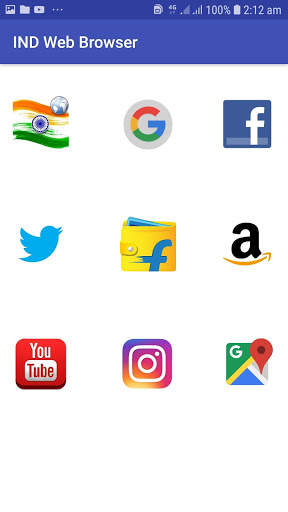 IND Web Browser screenshot 1