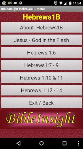 Bible Insight Hebrews 1B screenshot 2