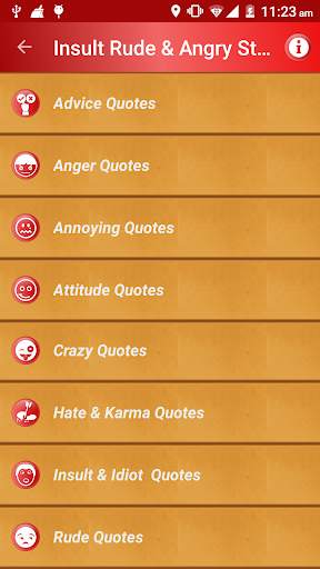 Angry Insult Rude Crazy Status screenshot 1