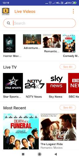 VideoTone App For Live Movies and Videos screenshot 1