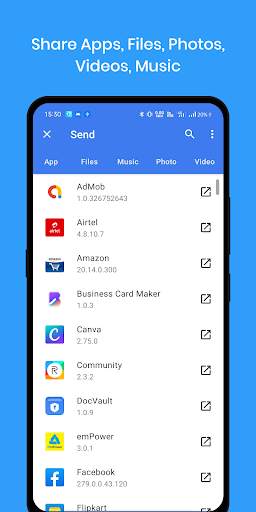 ShareX : Transfer Files & Share Apps screenshot 4