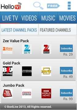 BSNL LiVE screenshot 1