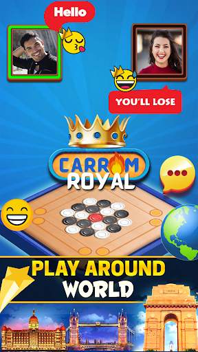 Carrom Royal : Disc Pool Game screenshot 1