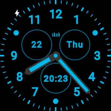 Night Vision Skob Watch Face screenshot 4